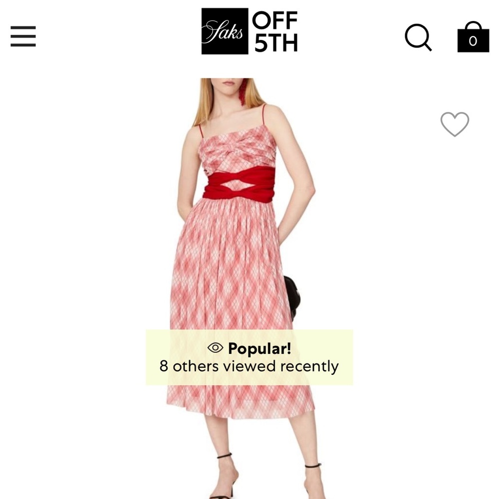 Adam Lippes Lace Bow Front Midi Dress - Picture 8 of 8